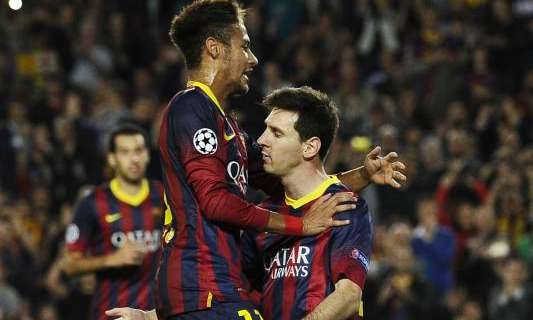 Messi y Neymar se ejercitan al margen en el regreso del FC Barcelona al trabajo