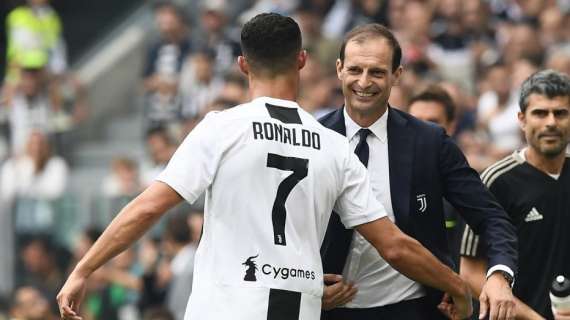 Juventus, Allegri: "El equipo no depende de Cristiano Ronaldo"