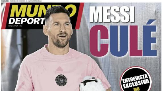 Mundo Deportivo: "Messi culé"