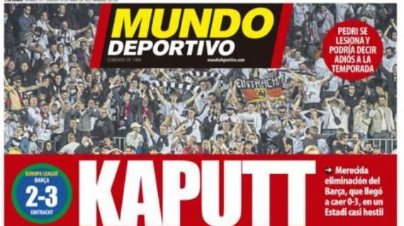 Mundo Deportivo: "Kaputt en el Kamp Nou"