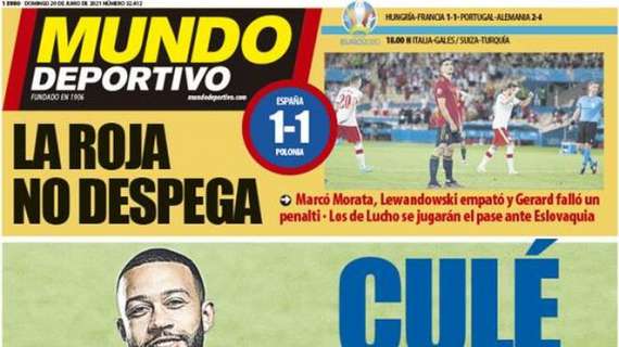 Mundo Deportivo: "Culé Depay"
