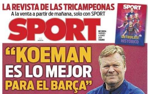 Sport: "Koeman es lo mejor para el Barça"