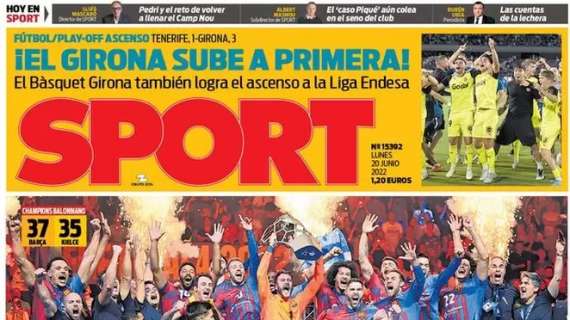 Sport: "El Barça quiere darle galones a Pedri"