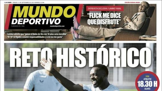Mundo Deportivo, Ed.Vizcaya: "Reto histórico"