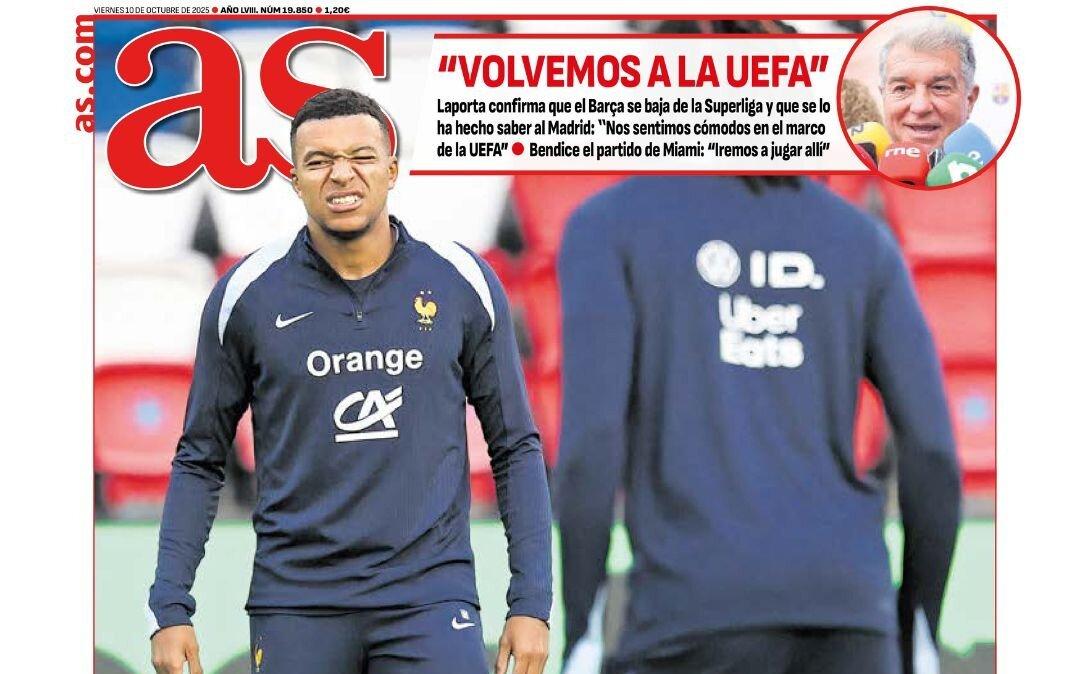 As: "Atentos a Mbappé"