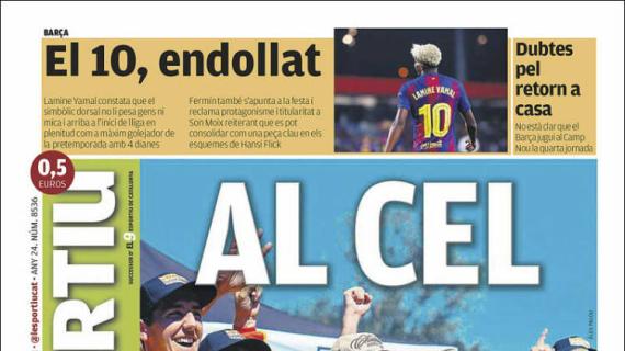L'Esportiu: "El 10, enchufado"