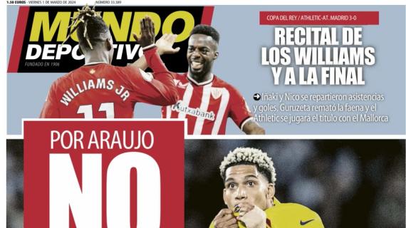 Mundo Deportivo: "Por Araujo no a 80+10 millones"