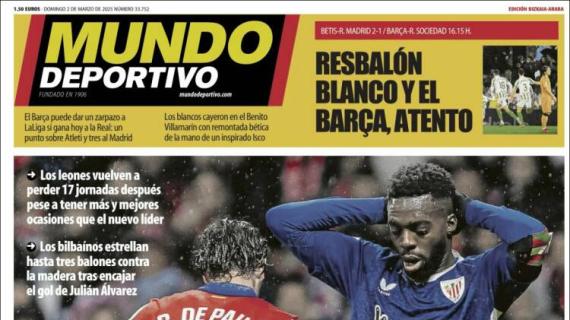 Mundo Deportivo, Ed,.Vizcaya: "¡Qué palo!"