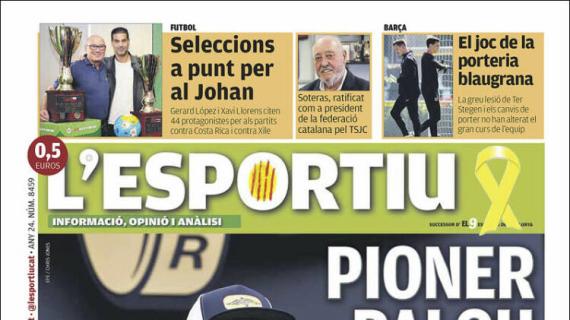 L'Esportiu: "El juego de la portería blaugrana"
