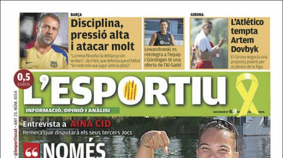 L'Esportiu: "Disciplina, presión alta y atacar mucho"