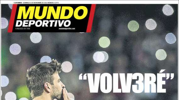Mundo Deportivo: "Volv3ré"