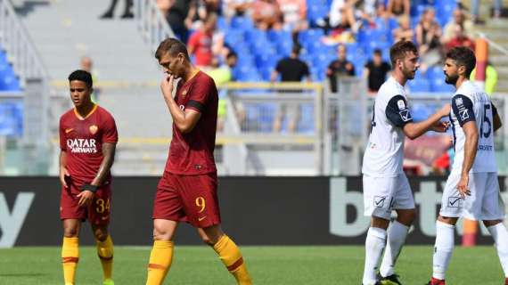 Roma, el equipo queda concentrado tras la derrota ante el Bologna