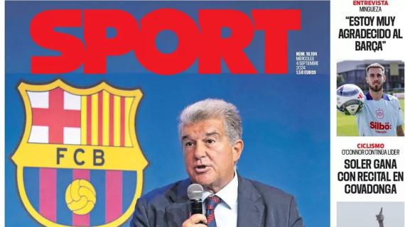 Sport: "Laporta se aplaude"