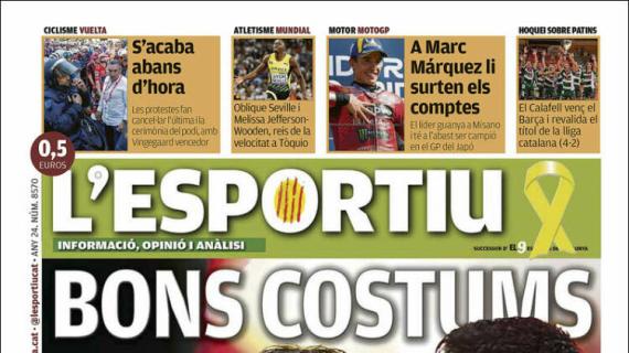 L'Esportiu: "Buenas costumbres"