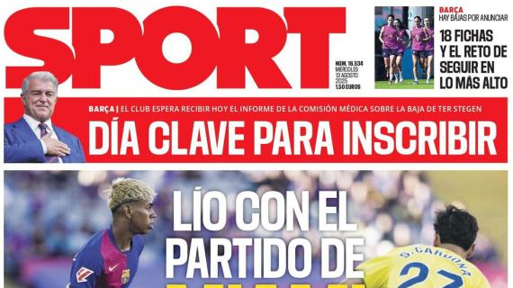 Sport: "Lío con el partido en Miami"