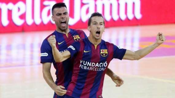 El Barcelona vence a ElPozo Murcia (5-2) en el primer partido de semifinales