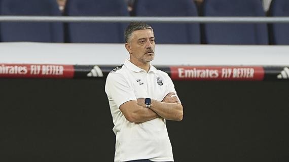 UD Las Palmas, García Pimienta: "En el descanso pedí a mis jugadores que sacaran más orgullo"