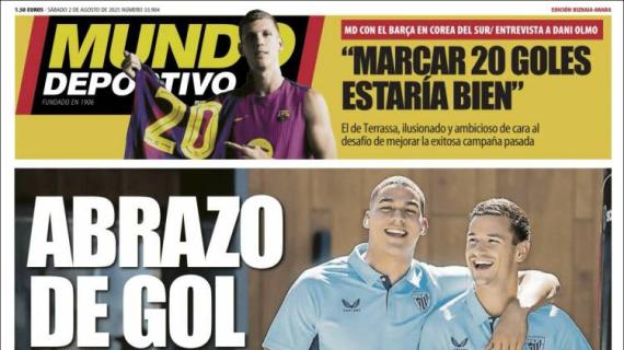 Mundo Deportivo, Ed.Vizcaya: "Abrazo de gol"