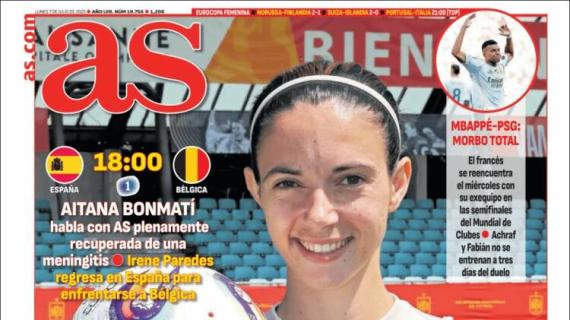 Aitana Bonmatí en As: "Me vi fuera de la Eurocopa"