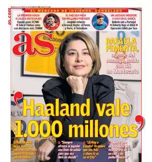 Rafaela Pimenta en As: "Haaland vale 1.000 millones"