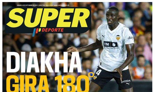 Superdeporte: "Diakha gira 180 grados"