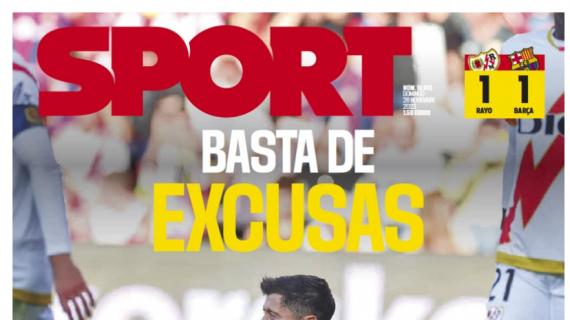 Sport: "Basta de excusas"