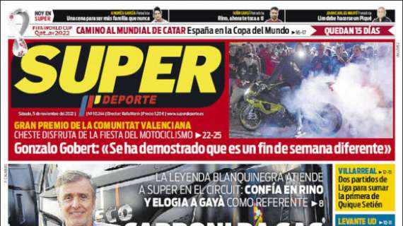 Superdeporte: "Carboni 'da gas' por Gattuso"