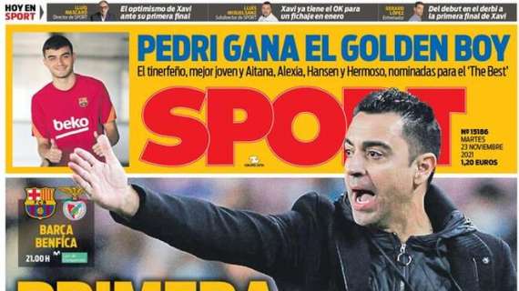Sport: "Primera final para Xavi"