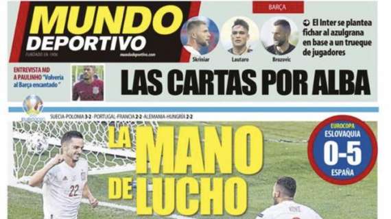 Mundo Deportivo: "La mano de Lucho"