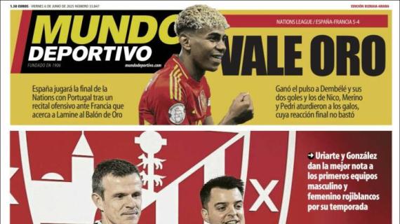 Mundo Deportivo, Ed.Vizcaya: “Sobresaliente“
