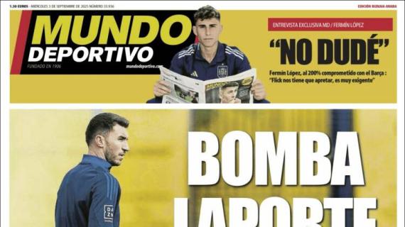 Mundo Deportivo, Ed.Vizcaya: "Bomba Laporte"