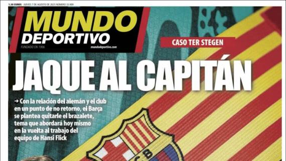 Mundo Deportivo: "Jaque al capitán"