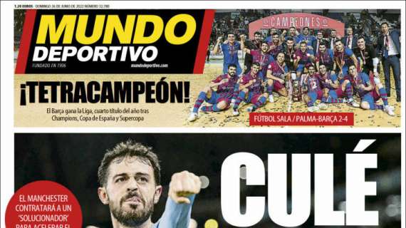 Mundo Deportivo: "Culé Bernardo"