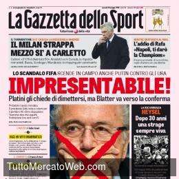 La Gazzetta dello Sport contra Blatter: "Impresentable"