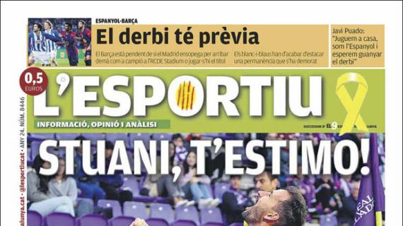 L'Esportiu: "Stuani, te quiero"