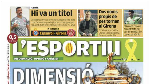 L'Esportiu, Ed.Girona. "Va un título"