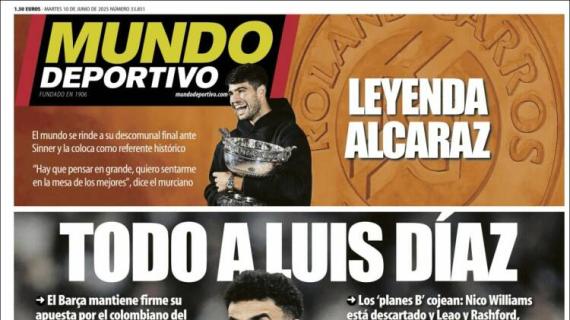 Mundo Deportivo: ”Todo a Luis Díaz”