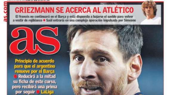 As. "Messi, cinco años más"
