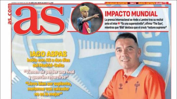 Iago Aspas en As: "Yo ficharía a Xabi para el Madrid"