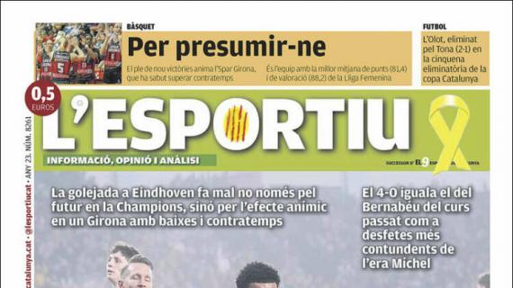 L'Esportiu, Ed.Girona: "Derrotas que cuecen"