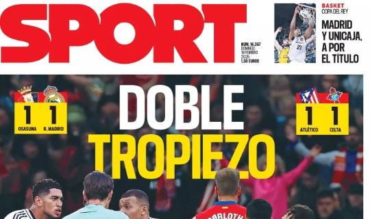 Sport: "Doble tropiezo"