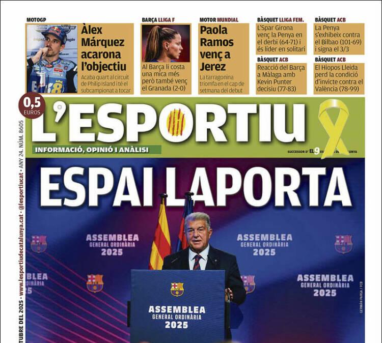 L'Esportiu: "Espacio Laporta"