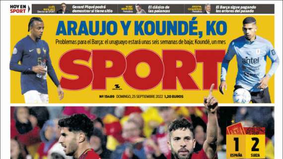 Sport: "Araujo y Koundé, KO"