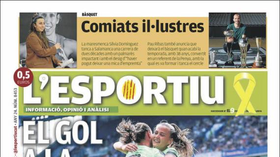 L'Esportiu: "El gol en la sangre"