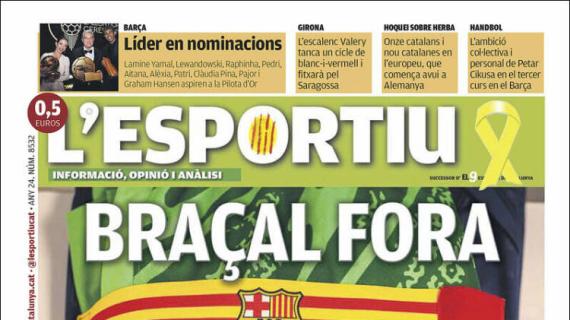 L'Esportiu: "Brazalete fuera"