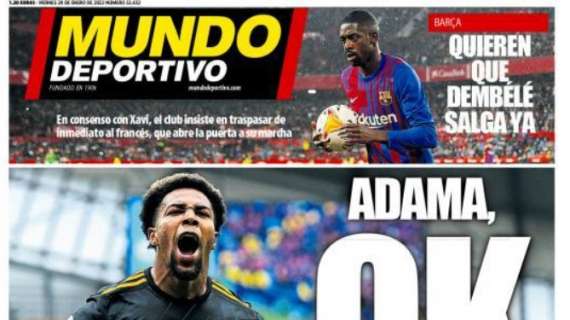 Mundo Deportivo: "Adama OK"