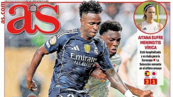 As: "Vinícius está de vuelta"