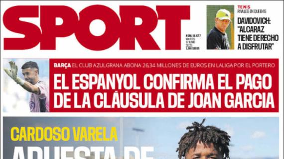 Sport: "Cardoso Varela apuesta de futuro"