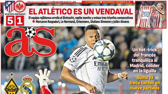 As: "Mbappé vale por tres"