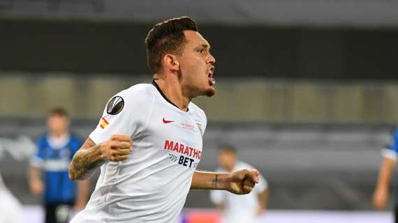 Ocampos adelanta al Sevilla FC en el Nuevo Mirandilla (0-1)